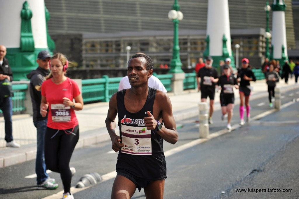 21K San Sebastian Haile Tegegn Media Maratón