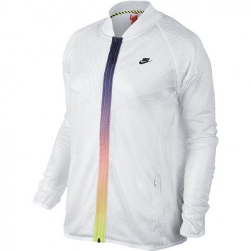 CHAQUETA NIKE T/F MESH BOMBER MUJER 653951-100