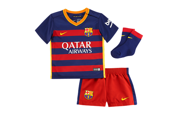 camiseta niño F.C.Barcelona.I Primera Barça económica.I Junior Barcelona  azul grana Nike.