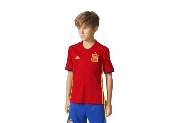 adidas 1ª Equipación Federación Española de Fútbol 2016/2017 - Camiseta  Oficial niños